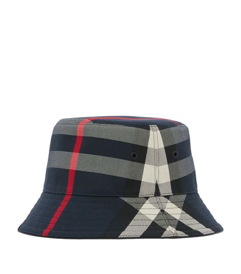 burberry check bucket hat